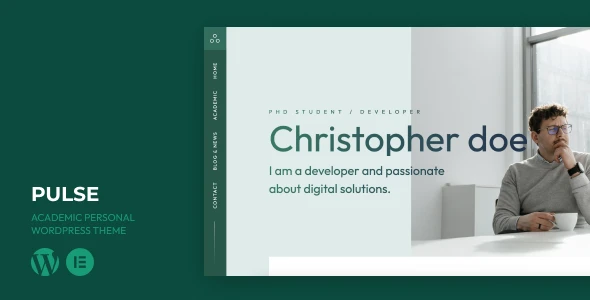 Pulse – Academic Personal WordPress Theme